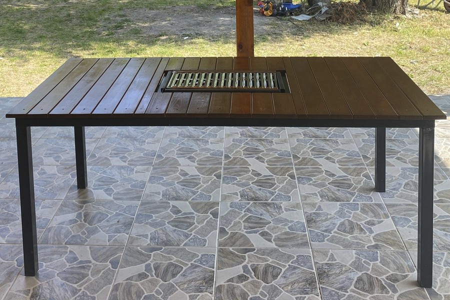Özel ölçü ankara sincan mangallı masa